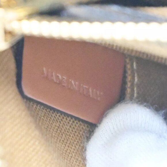 CELINE Vertical Cabas Hand Tote Bag Triomphe Canvas Leather Brown Black 680RH006 - Picture 12 of 16